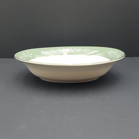 Syracuse China Candlelight Oval Vegetable Bowl Syracuse Floral 10" Serving Bowl - Picture 6 of 9